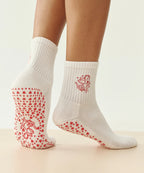 Crew Non Slip Grip Socks - Cupid Ski
