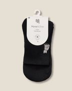Crew Non Slip Grip Socks - Grey Cat Black