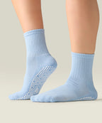 Crew Non Slip Grip Socks - Powder Blue
