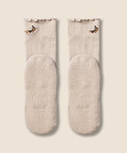 Crew Non Slip Grip Socks - Wicked Weenie Frill