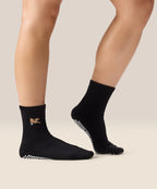 Crew Non Slip Grip Socks - Pilates Pup