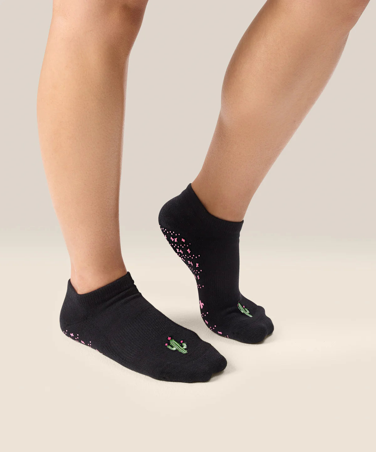 Low Rise Ankle Grip Socks - Señorita Spike