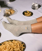 Crew Non Slip Grip Socks - French Fries