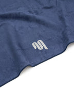 Mat Pilates Grip Towel - Navy Blue