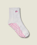 Crew Non Slip Grip Socks - Power in Pairs Ivory