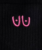 Crew Non Slip Grip Socks - Power in Pairs Black