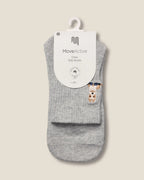 Crew Non Slip Grip Socks - Terrier Grey Marle