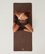 Mat Pilates Grip Towel - Espresso