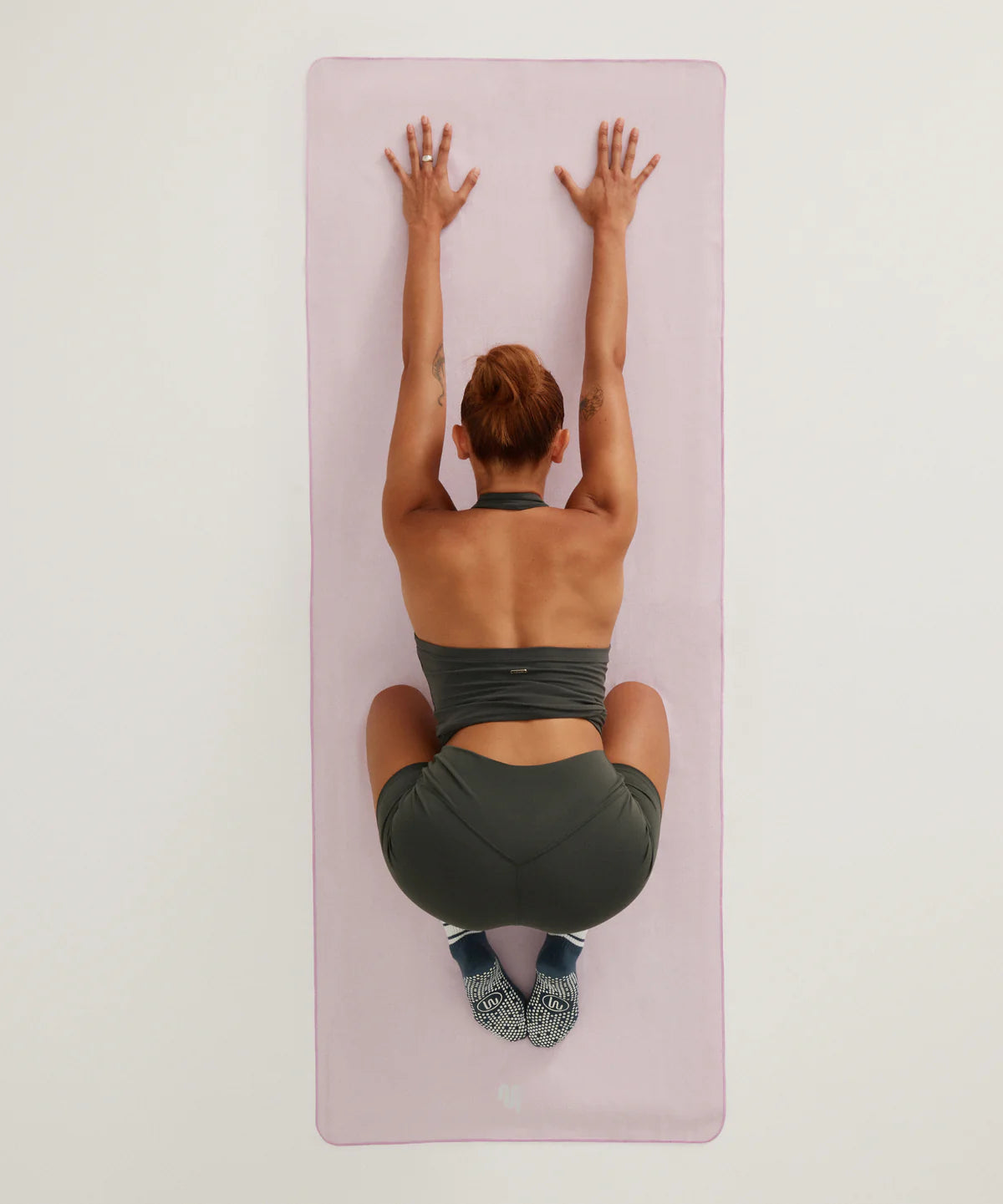 Mat Pilates Grip Towel - Cool Pink