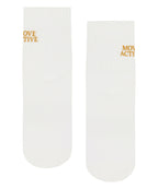 Crew Non Slip Grip Socks - Signature Ivory